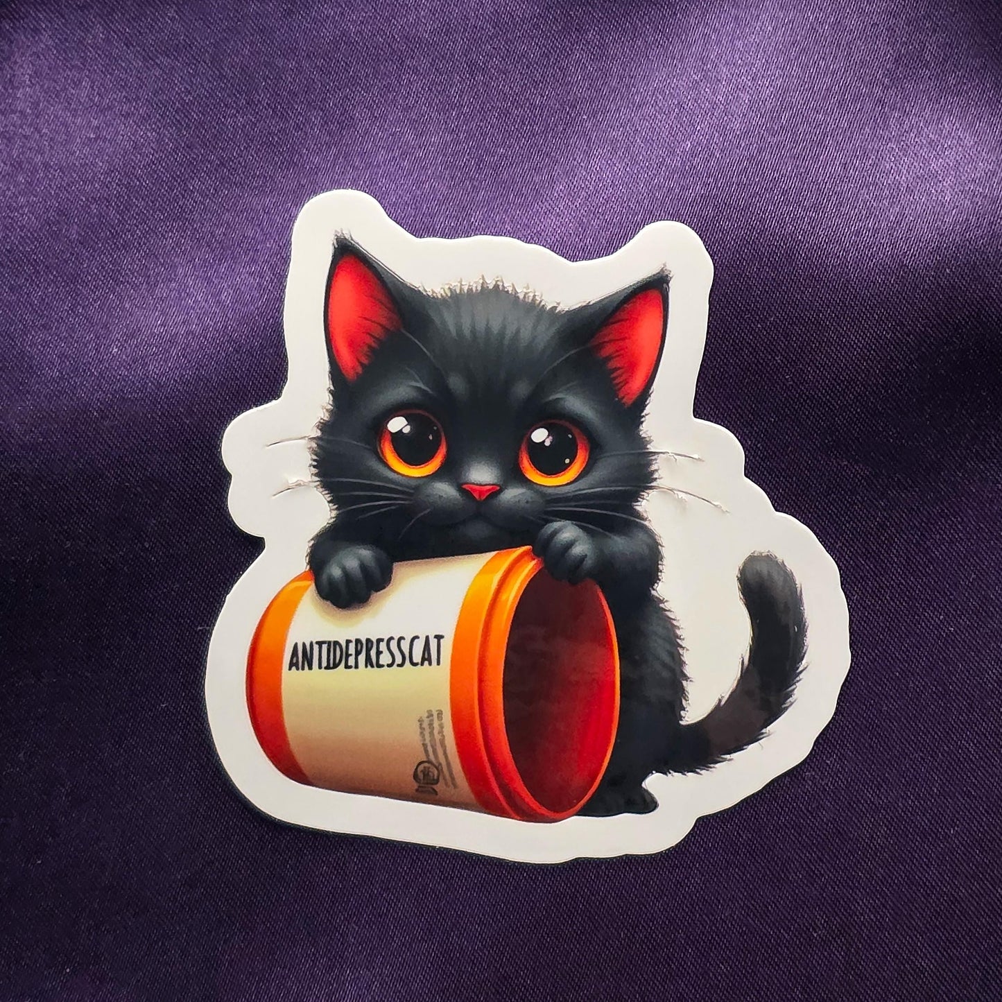 Kawaii Cat Sticker: Cute Waterproof Decal My Store